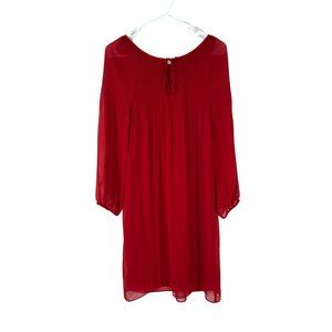 Max Studio Red Dress Long Sleeve Size‎ Medium